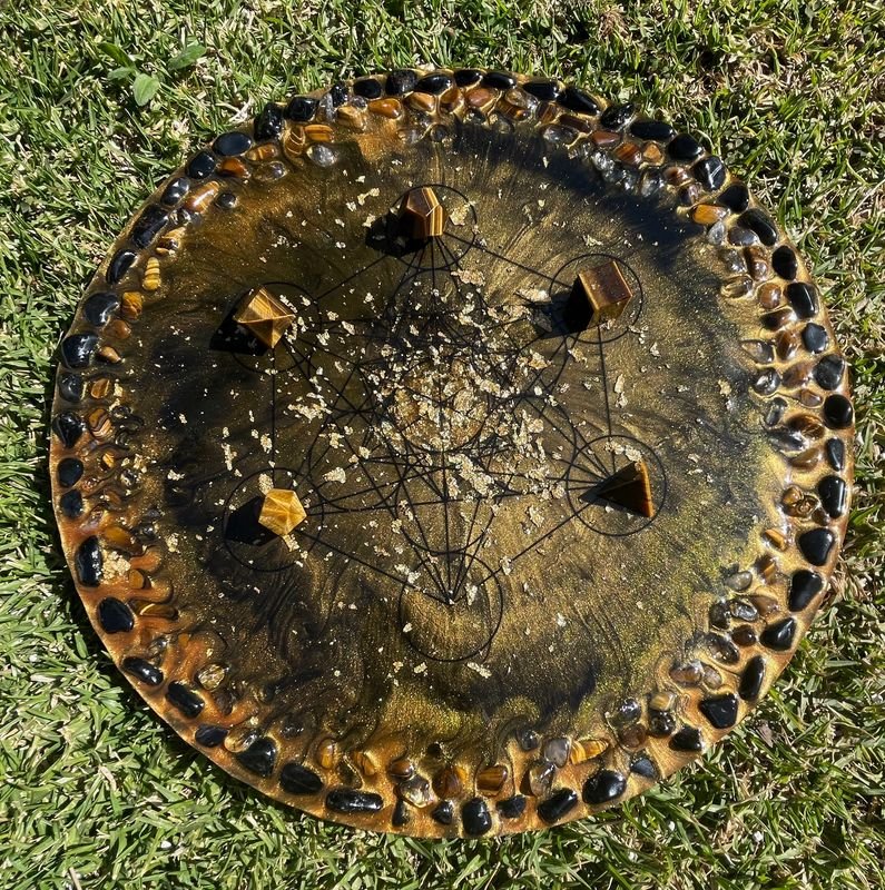 Abundance + Protection Grid &amp; Sacred Geometry Set - Soul Sparks