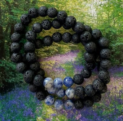 Assorted Lava Rock Gemstone Bracelets - Soul Sparks