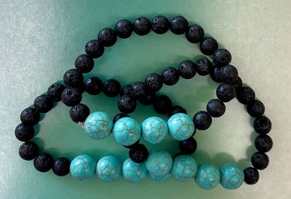 Assorted Lava Rock Gemstone Bracelets - Soul Sparks