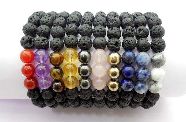Assorted Lava Rock Gemstone Bracelets - Soul Sparks