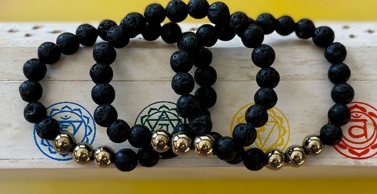 Assorted Lava Rock Gemstone Bracelets - Soul Sparks