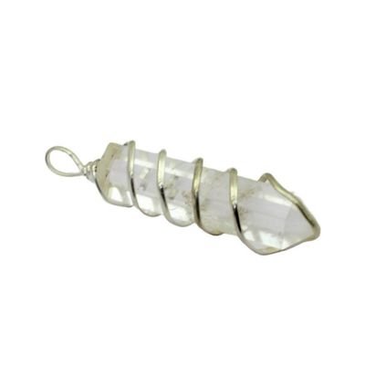 Crystal Quartz Wire Wrapped Pendant - Soul Sparks