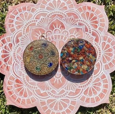 Metatrons Cube Chakra Orgone Pendant - Soul Sparks