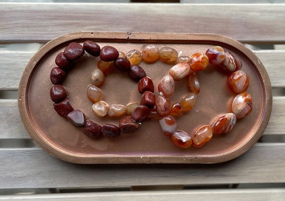 Natural Petite Tumble Bracelets - Soul Sparks