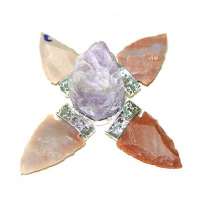 Amethyst and Arrow Heads Space Clearer - Soul Sparks