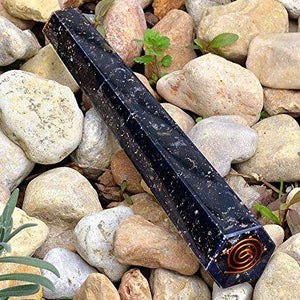 Black Tourmaline Orgonite Obelisk Tower - Soul Sparks