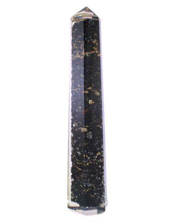 Black Tourmaline Orgonite Obelisk Tower - Soul Sparks