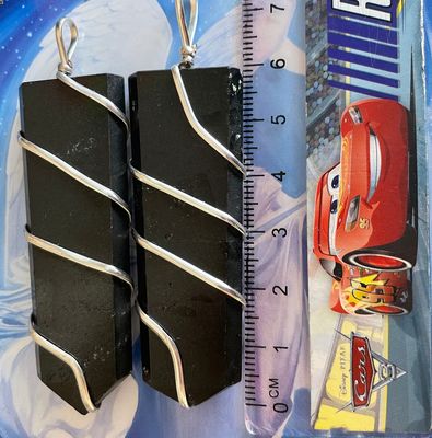 Black Tourmaline Wire Pendant - Soul Sparks