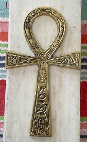 Brass Ankh 4&quot; - Soul Sparks