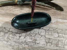 Cast Iron Canoe Smudge Pot and Incense Burner - Soul Sparks