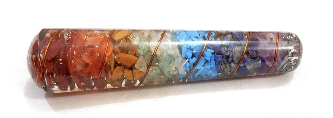 Chakra Orgonite Massage Wand - Soul Sparks