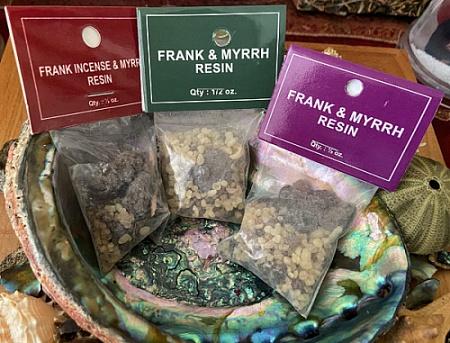 Frank &amp; Myrrh Resin 1/2oz - Soul Sparks