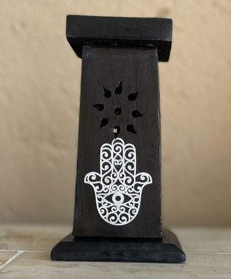 Hamsa Hand Cone Box Tower - Soul Sparks