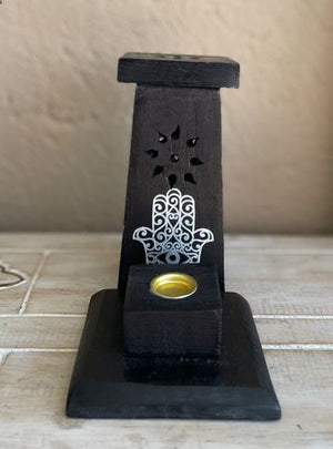 Hamsa Hand Cone Box Tower - Soul Sparks