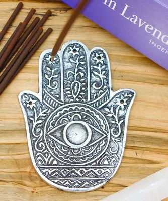 Hamsa Hand Incense Burner - Soul Sparks