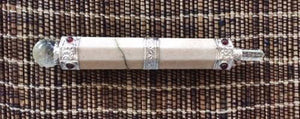 Moonstone and Garnet Healing Wand - Soul Sparks