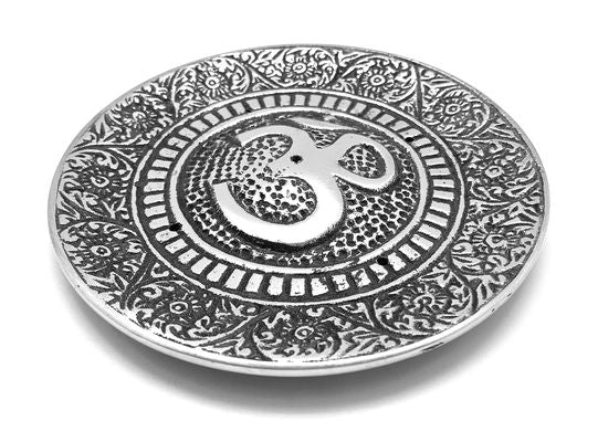 Om Aluminum Incense Burner - Soul Sparks