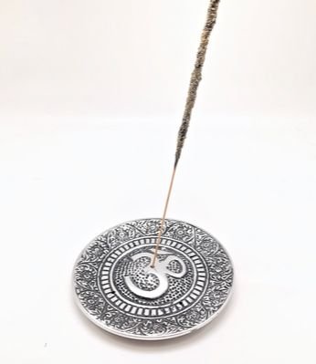 Om Aluminum Incense Burner - Soul Sparks
