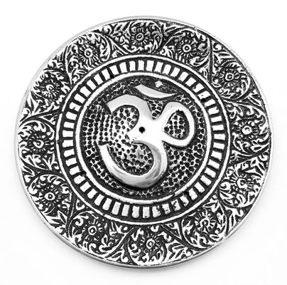 Om Aluminum Incense Burner - Soul Sparks