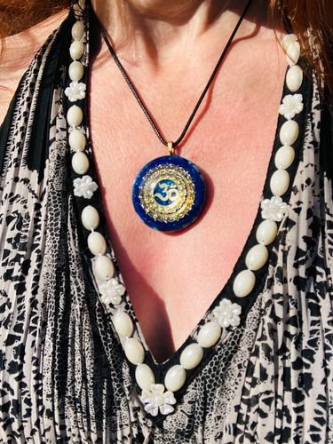 Om Orgone Pendant - Soul Sparks