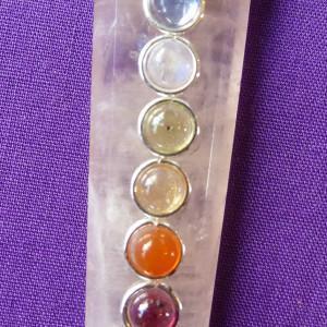 Rose Quartz Flat Chakra Pendant - Soul Sparks