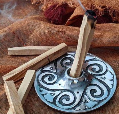 Tibetan Spiral Palo Santo & Incense Burner - Soul Sparks
